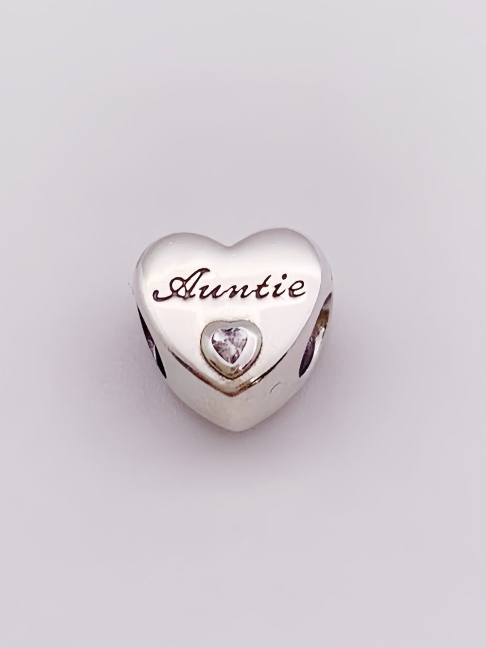 Pandora Auntie Heart Charm